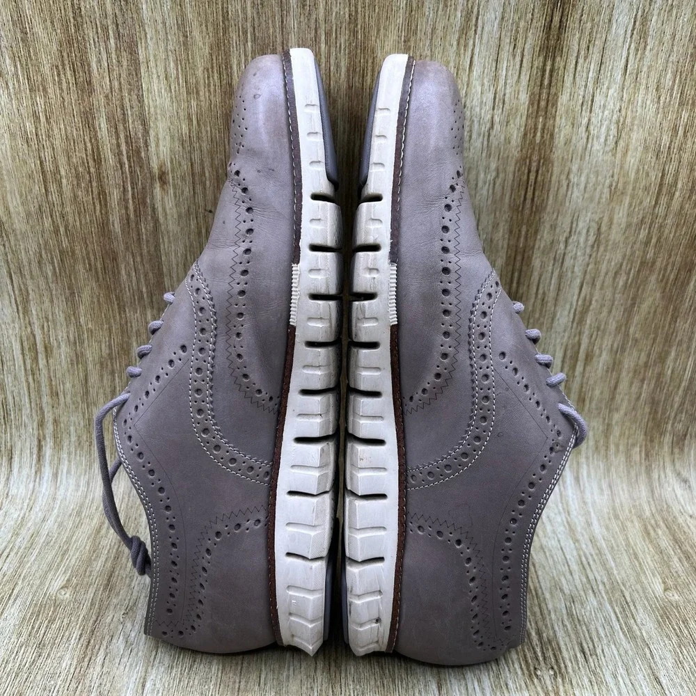 Cole Haan Zerogrand Wingtip Oxford‎ Men's 12 M Ironstone Leather Shoes C25007